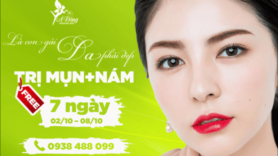 trải nghiệm miễn phí trị mụn trị nám